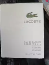 LACOSTE - Eau de lacoste L.12.12 white - Eau de parfum pour homme