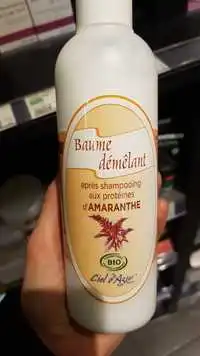 CIEL D'AZUR - Baume démêlant - après shampooing aux protéines d'amaranthe bio