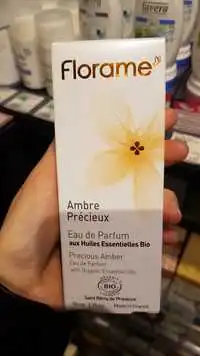 FLORAME - Ambre précieux - Eau de parfum bio