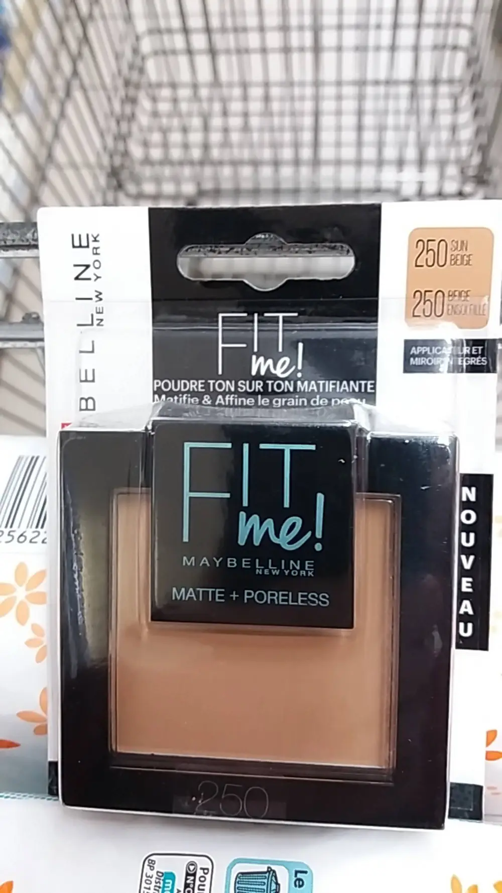 GEMEY MAYBELLINE - Fit me - Poudre ton sur ton matifiante 250 sun beige