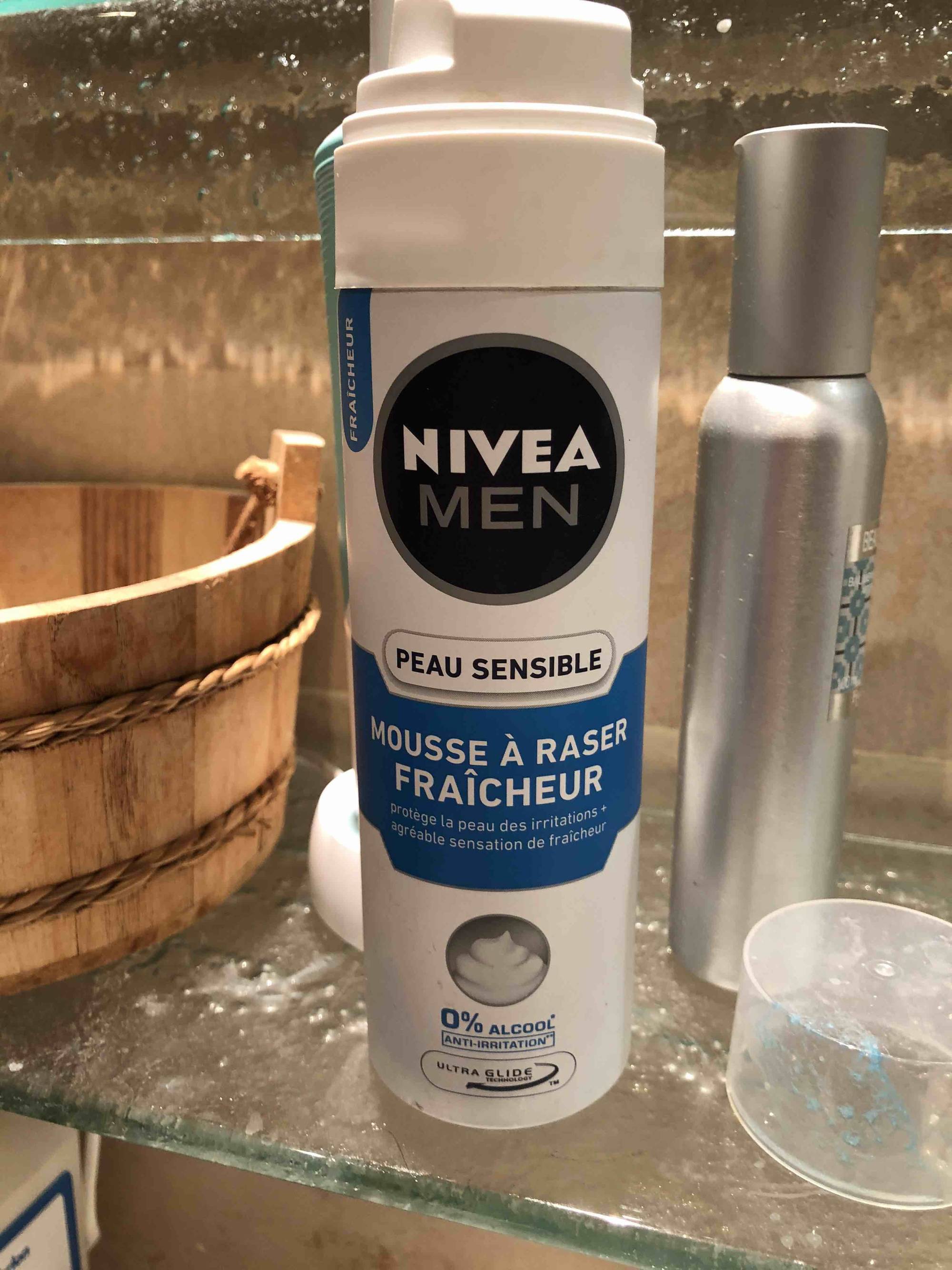 NIVEA - Men - Mousse à raser fraîcheur peau sensible