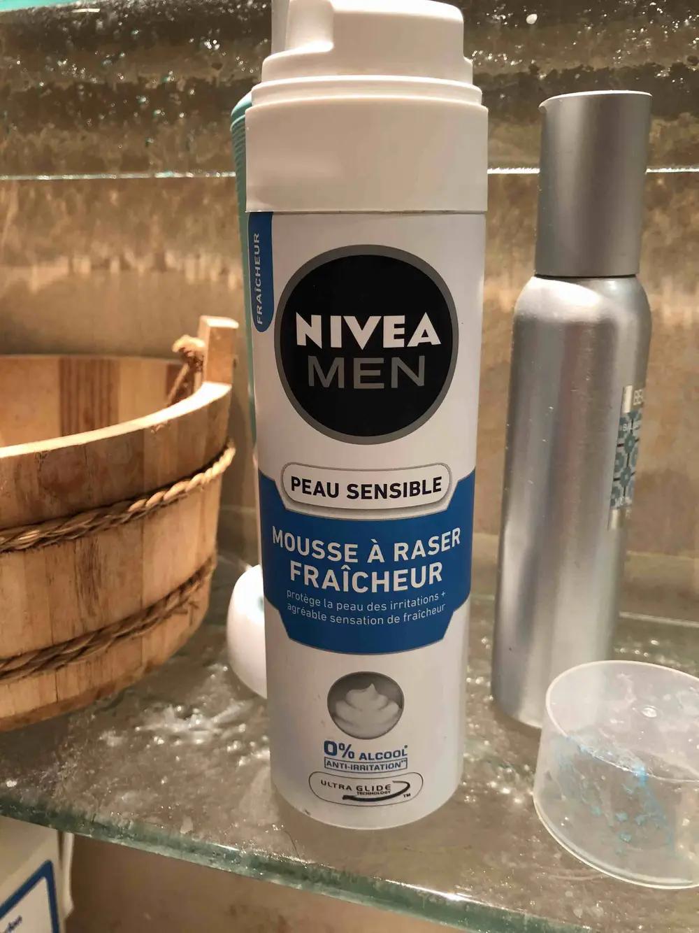 NIVEA - Men - Mousse à raser fraîcheur peau sensible