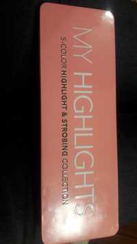 MY HIGHLIGHTS - 5-color highlight & strobing palette