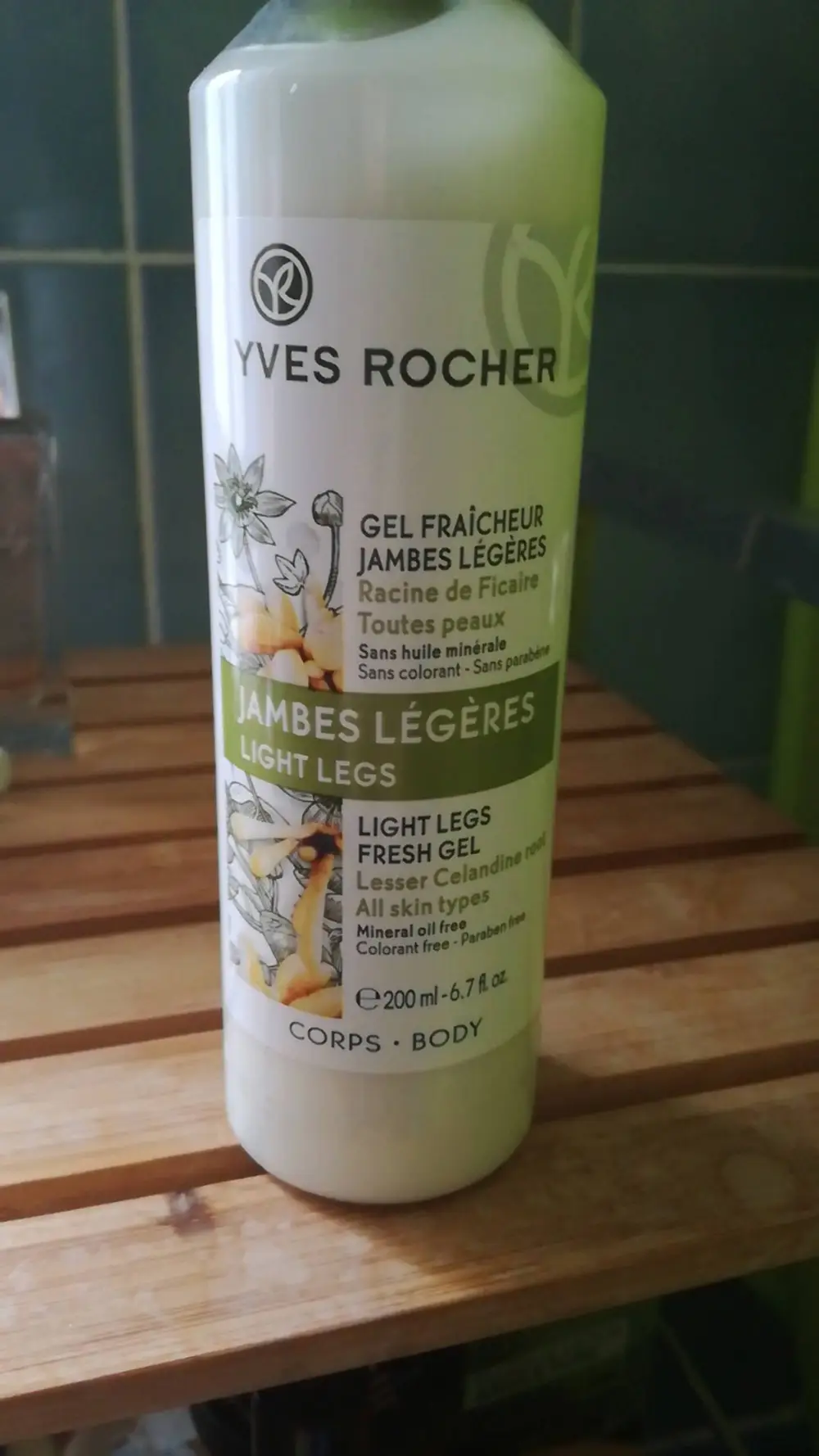 YVES ROCHER - Jambes légères - Gel fraicheur