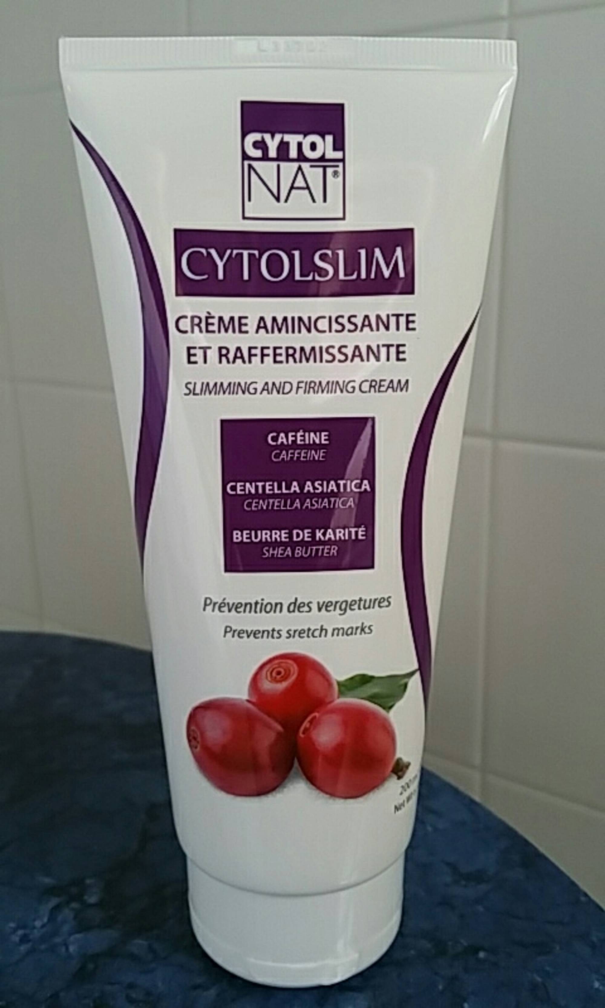 CYTOLNAT - Cytolslim - Crème amincissante et raffermissante