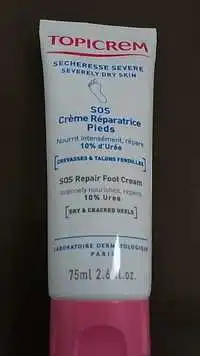 TOPICREM - Sécheresse sévère - Sos crème réparatrice pieds