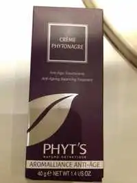 PHYT'S - Aromalliance anti-âge - Crème phytonagre