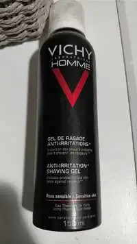 VICHY - Vichy homme - Gel de rasage anti-irritations