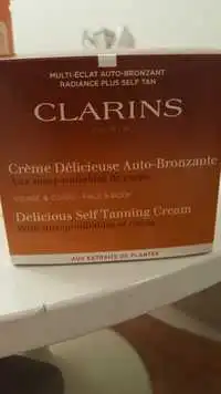 CLARINS - Crème délicieuse auto-bronzante aux insaponifiables de cacao