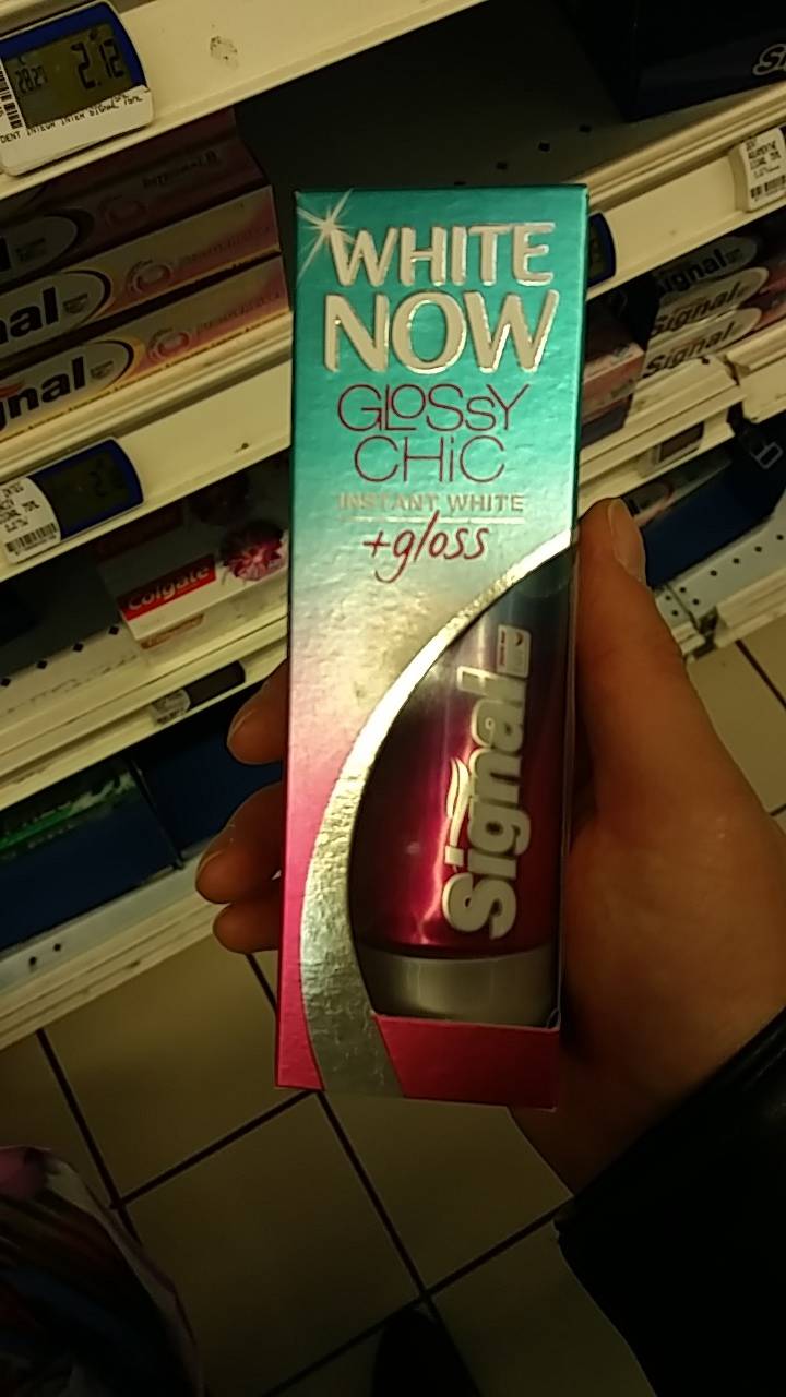 SIGNAL - White now - Dentifrice  Glossy chic