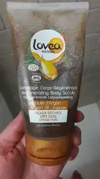 BIOCOS - Lovea nature - Gommage corps régénérant - Huile d'Argan