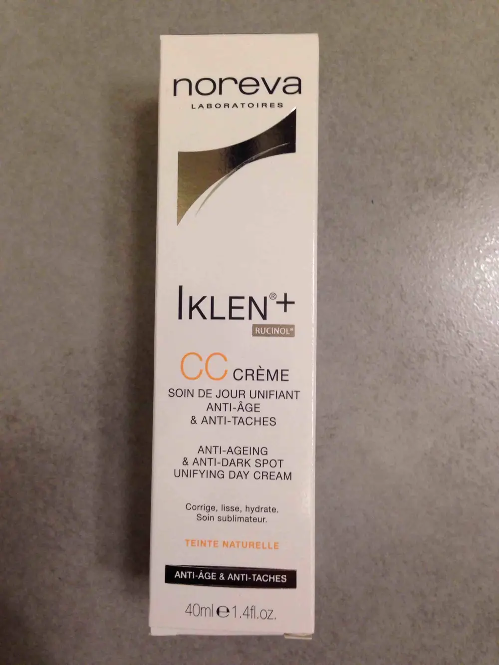 NOREVA LABORATOIRES - Iklen - CC crème anti-âge et anti-taches