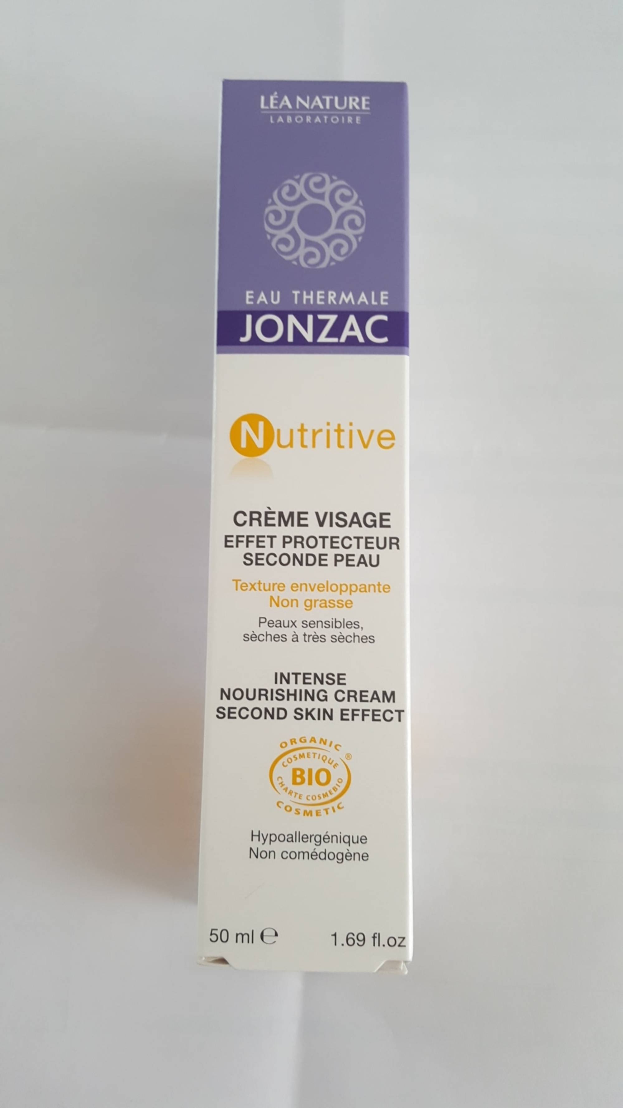 EAU THERMALE JONZAC - Nutritive - Crème visage effet protecteur seconde peau