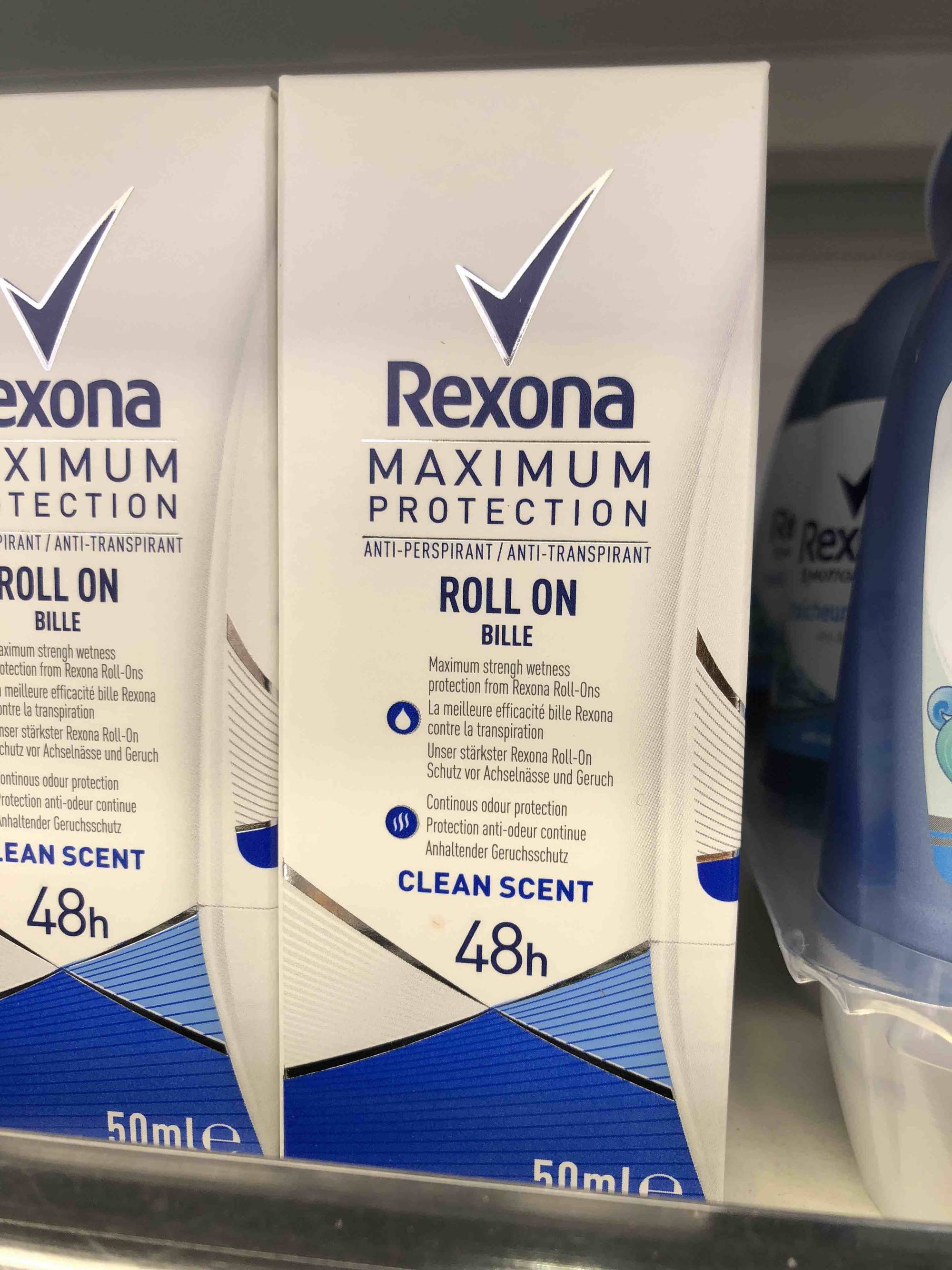 REXONA - Maximum protection - Anti-perspirant / Anti-transpirant 48h