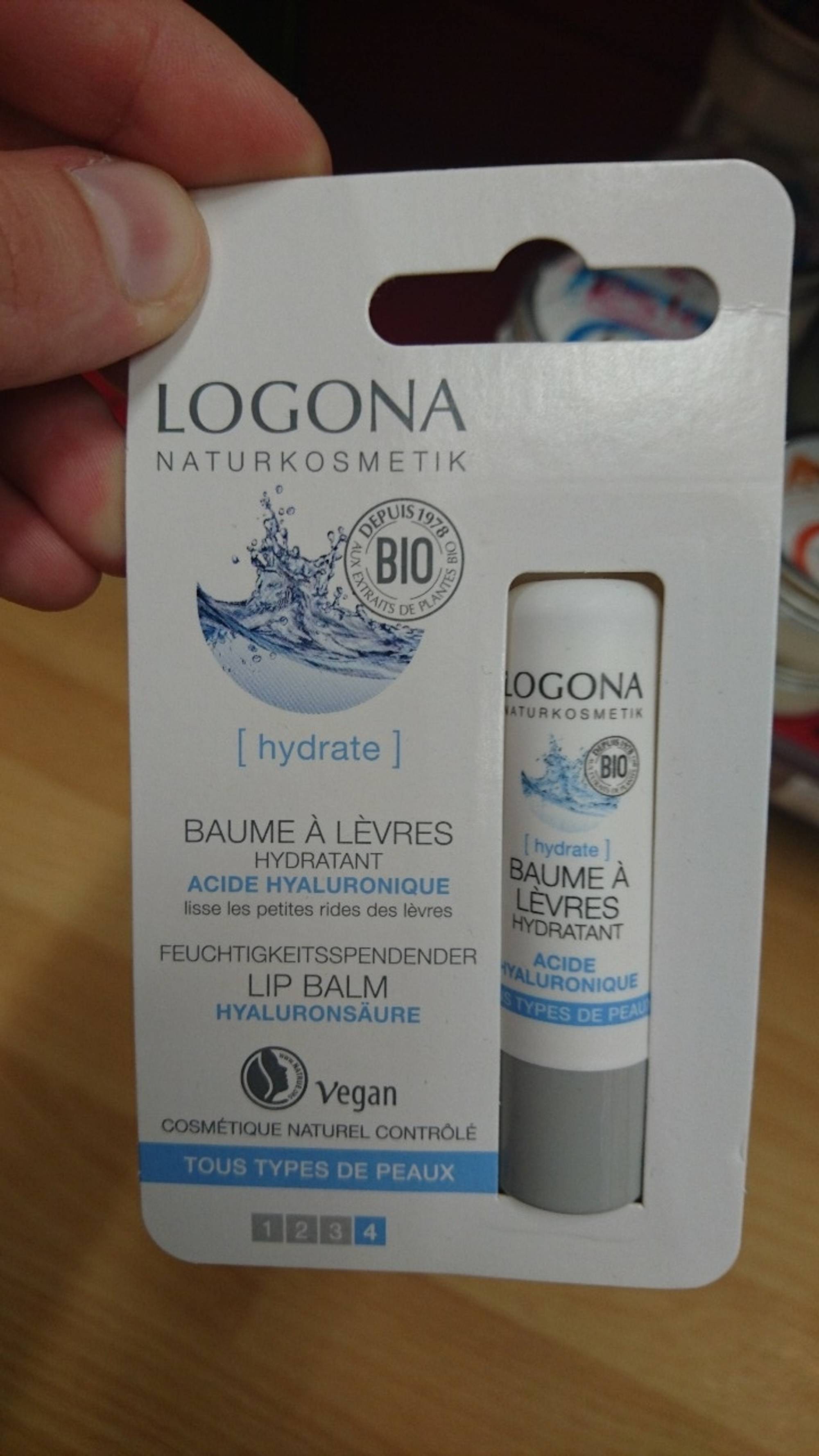 LOGONA - Baume à lèvres - hydratant 