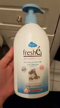 FRESHÉA - Gel lavant 2en1 bébé - Peaux sensibles - Corps et cheveux