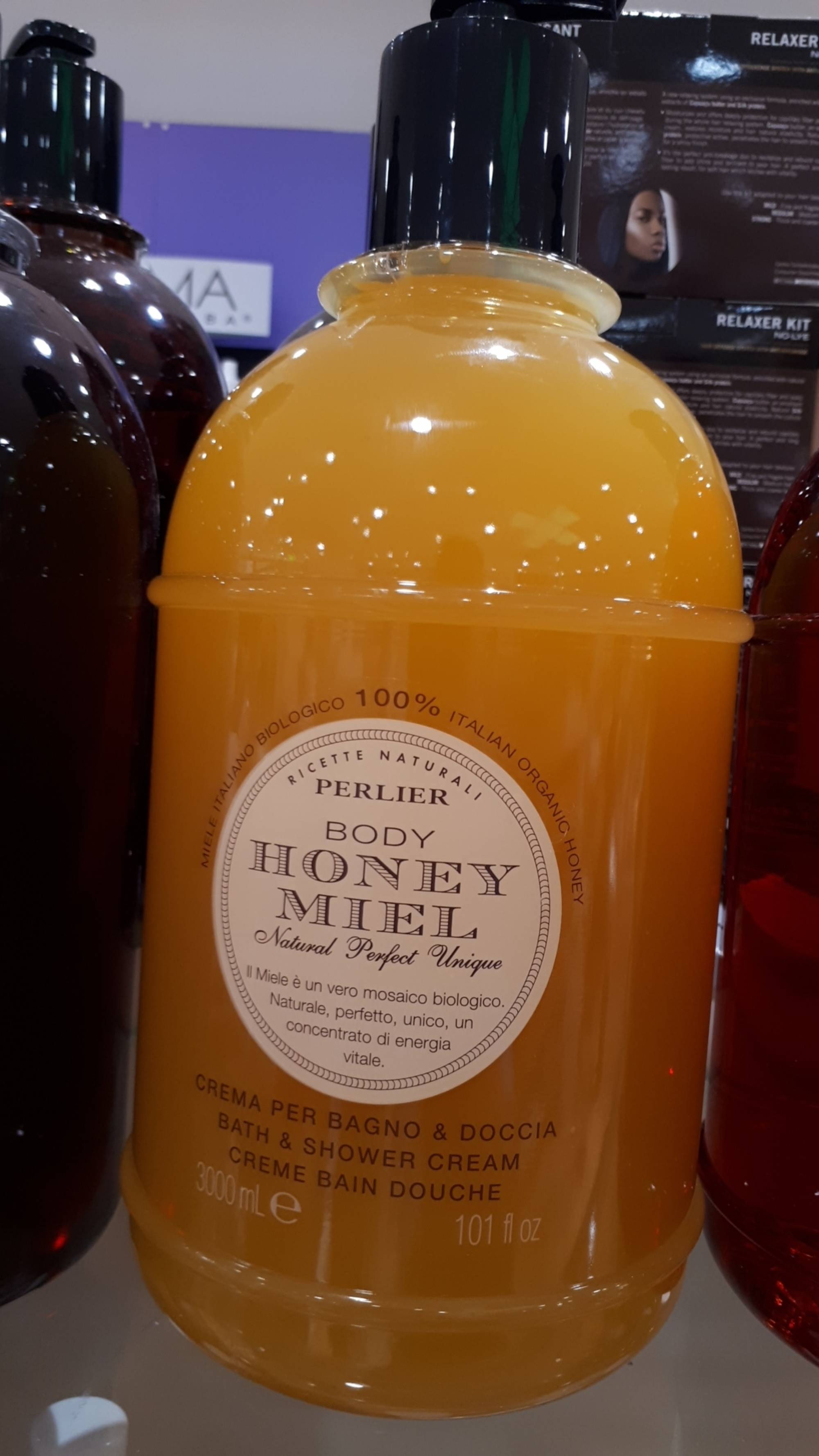 PERLIER - Body honey miel - Creme bain douche