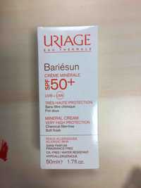 URIAGE - Bariésun - Crème minérale spf 50+