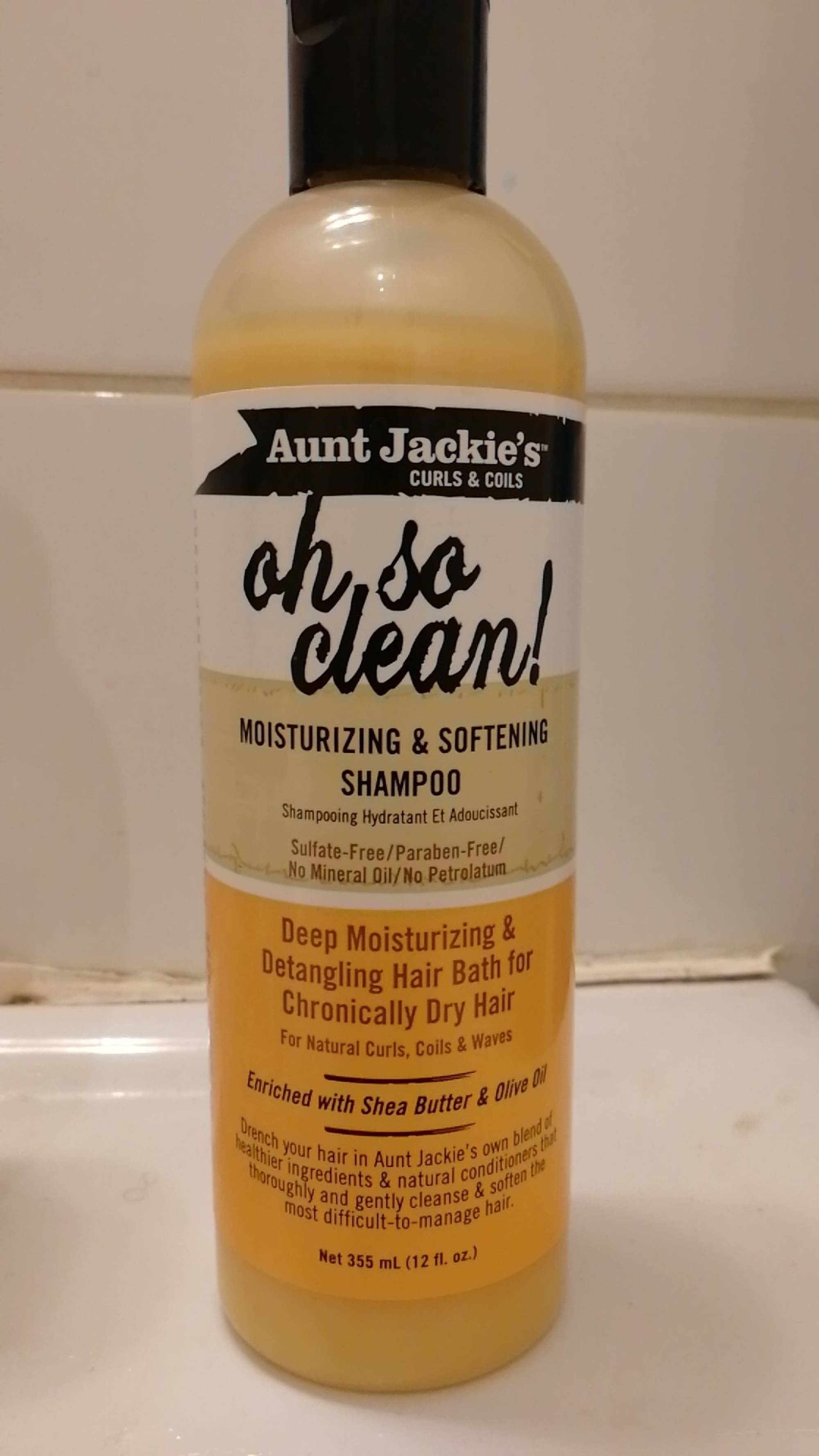 AUNT JACKIE'S - Oh so clean ! - Shampooing hydratant et adoucissant