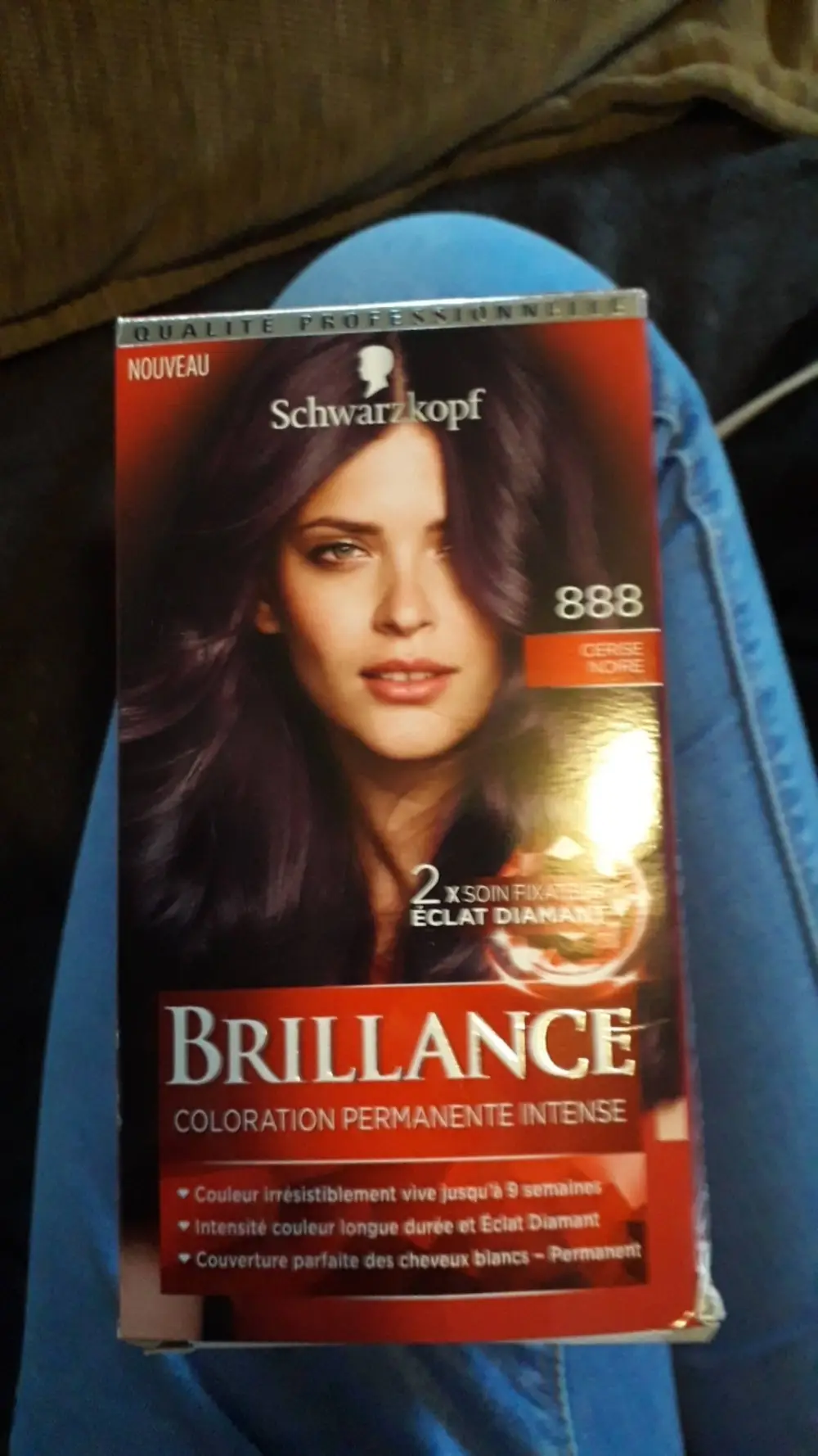 SCHWARZKOPF - Brillance - Coloration permanente intense cerise noire 888