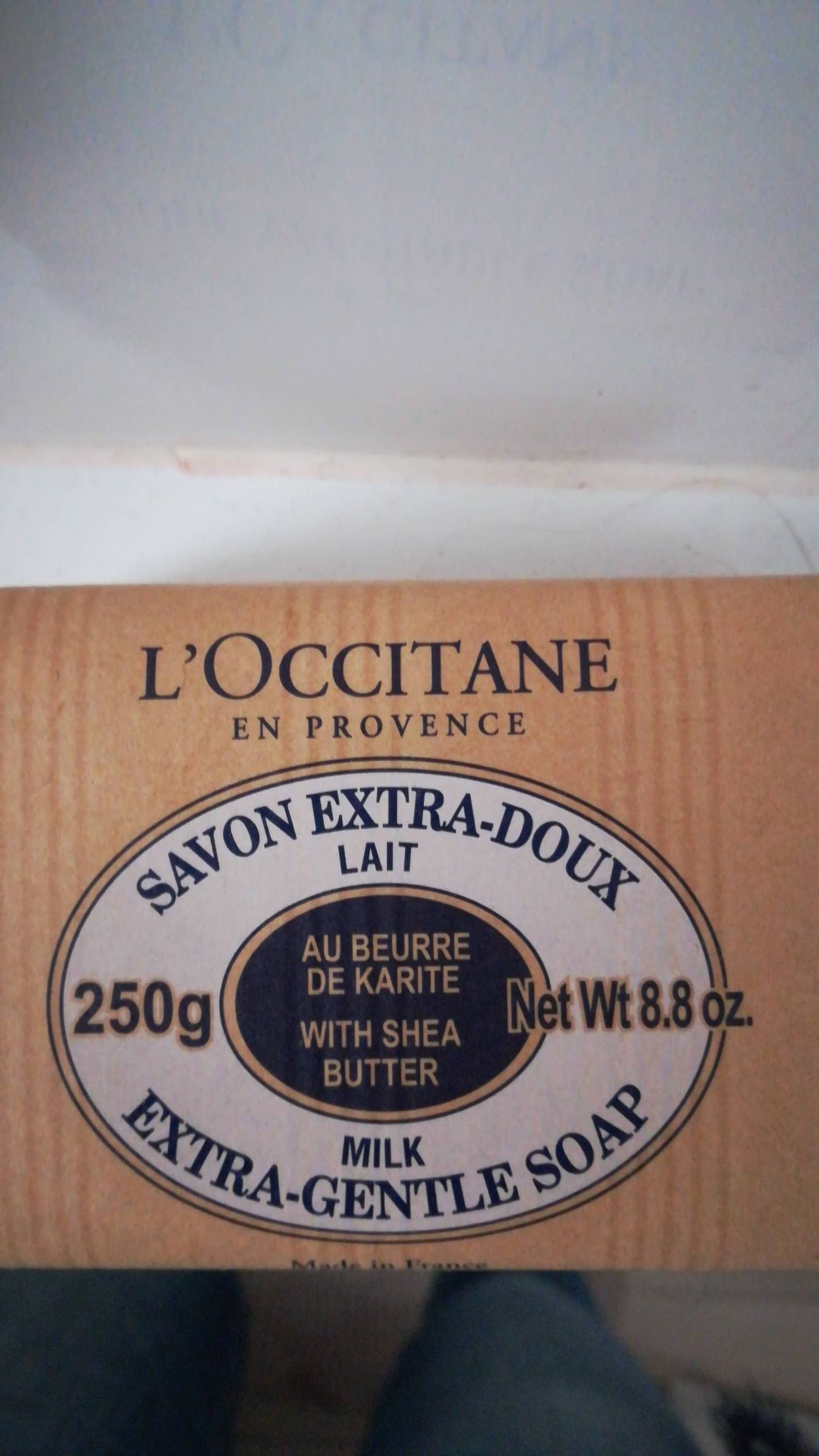 L'OCCITANE - Savon extra-doux lait au beurre de karité