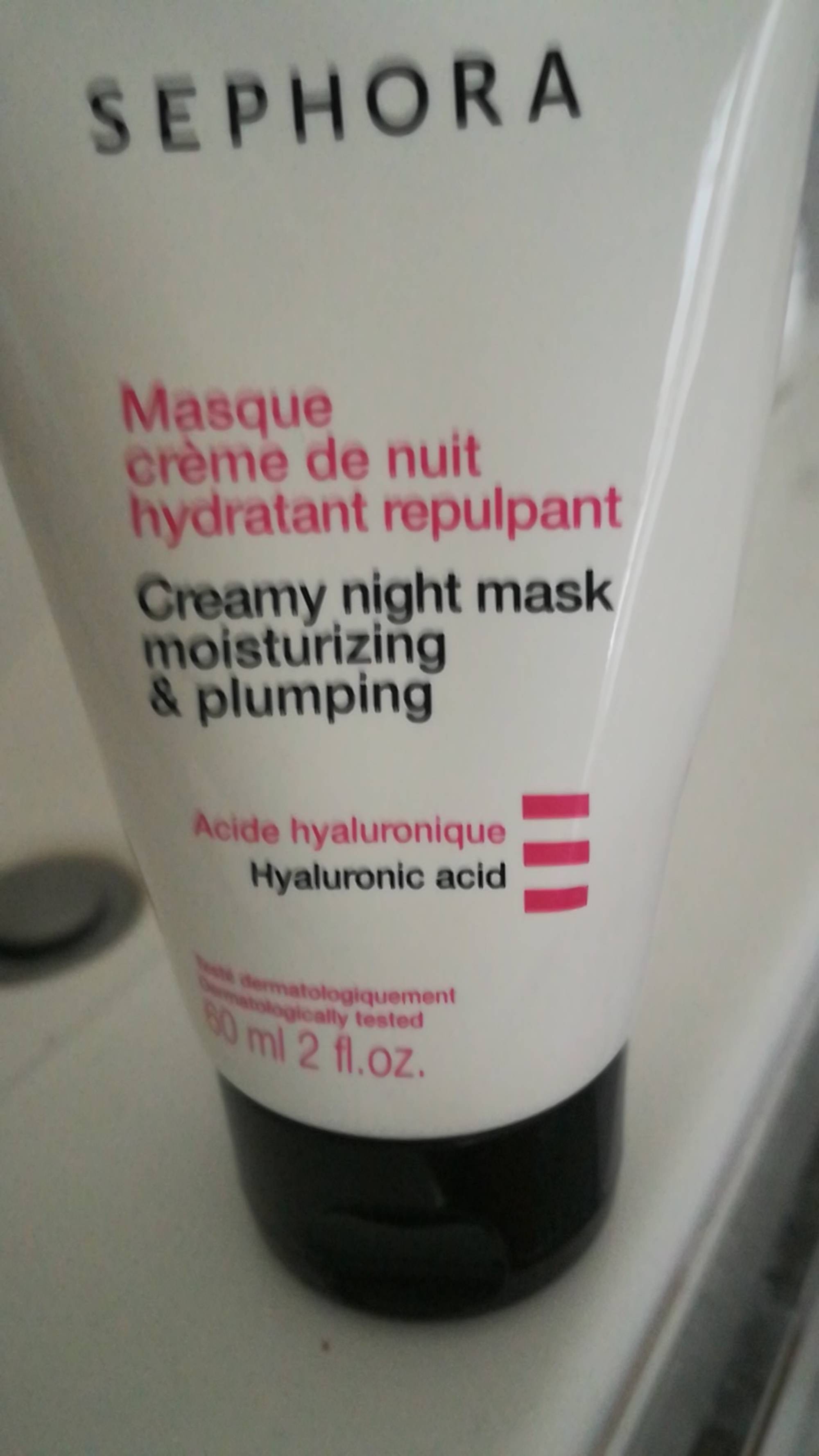 SEPHORA - Masque crème de nuit hydratant repulpant