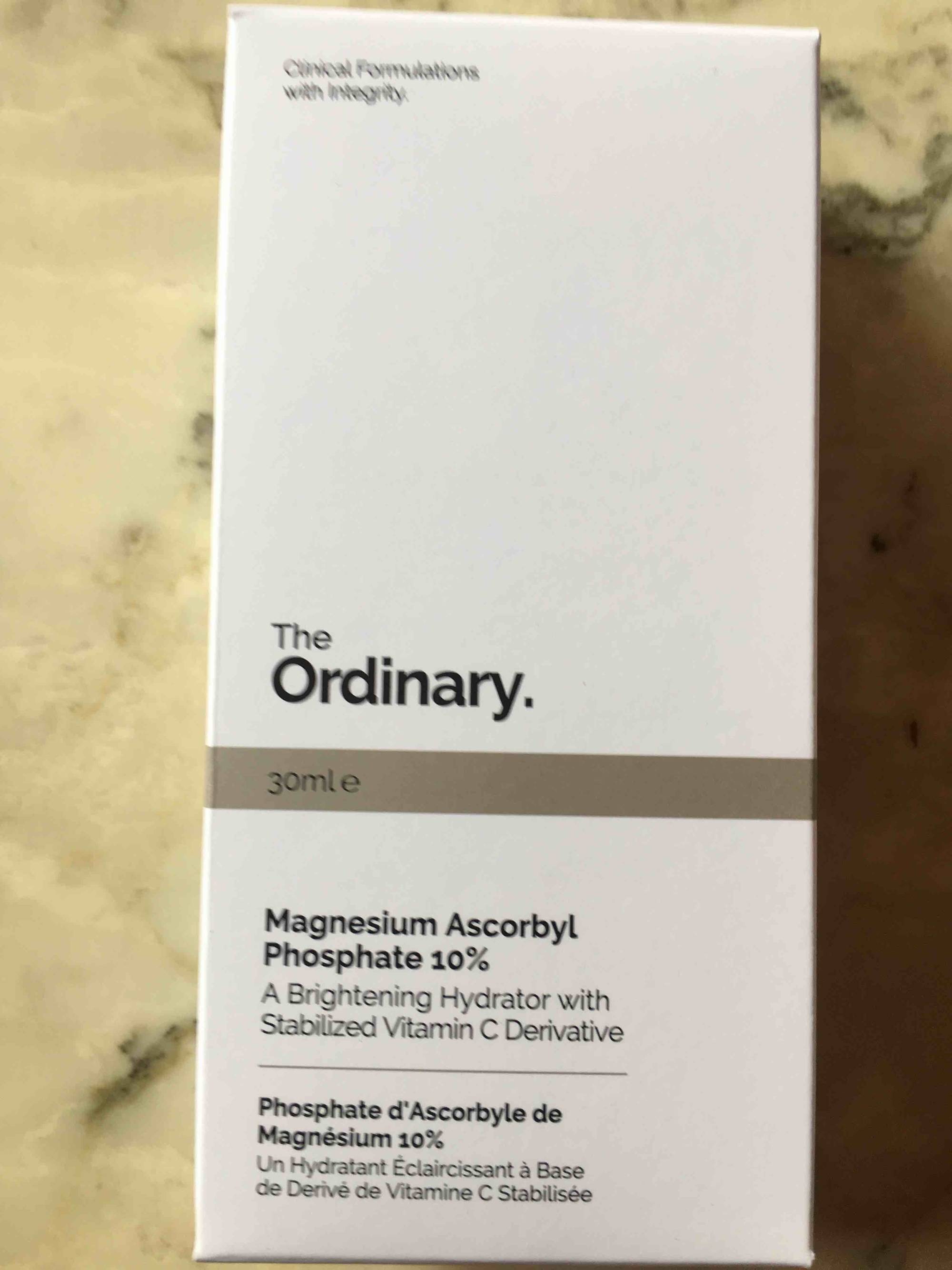 THE ORDINARY - Phosphate d'ascorbyle de magnésium 10%