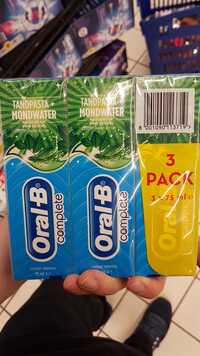 ORAL-B - Complete - Tandpasta + mondwater