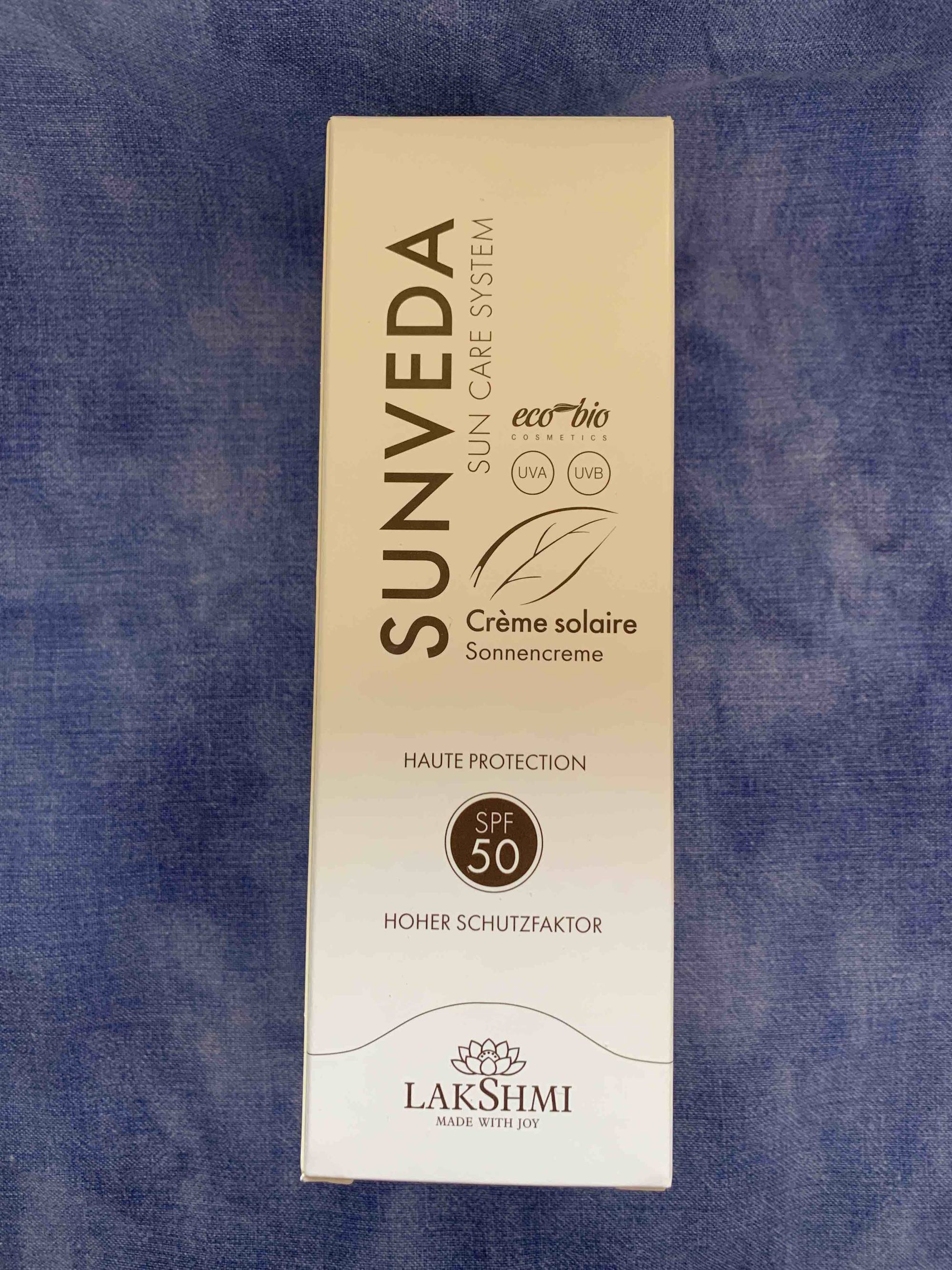 LAKSHMI - Sunveda - Crème solaire SPF 50