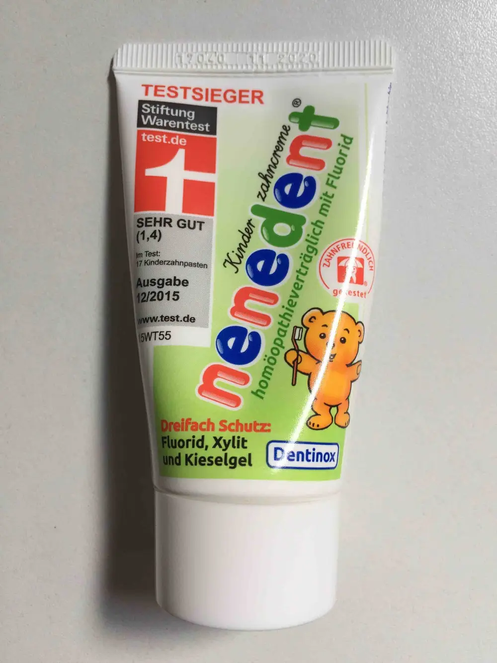 DENTINOX - Nenedent - Kinder zahncreme 