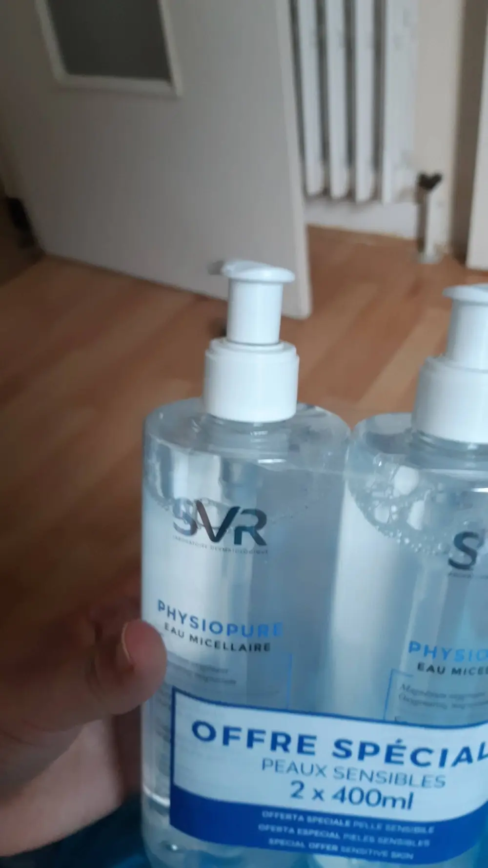 SVR - Physiopure eau micellaire - Eau nettoyange démaquillante