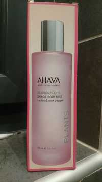 AHAVA - Deadsea plants - Dry oil body mist cactus & pink pepper