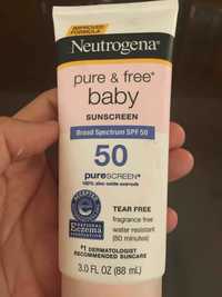 NEUTROGENA - Baby sunscreen SPF 50