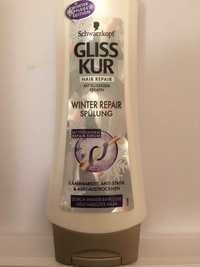 SCHWARZKOPF - Gliss kur hair repair - Winter repair spülung