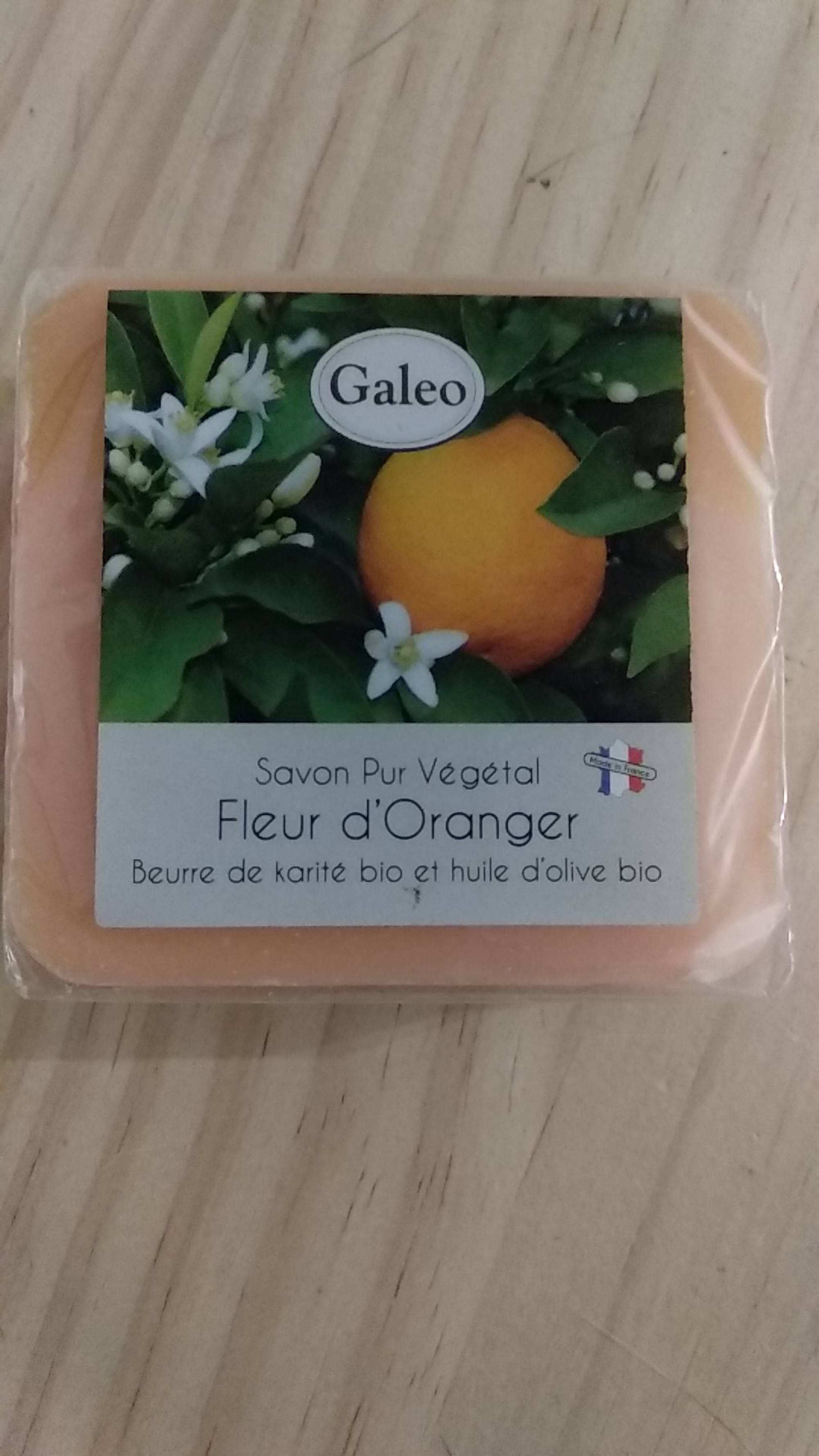GALEO - Fleur d'oranger - Savon pur végétal bio