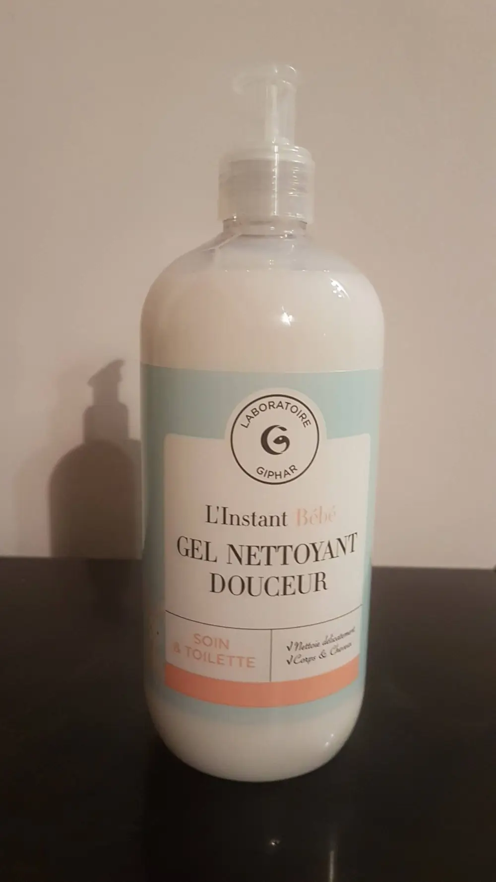 LABORATOIRE GIPHAR - L'instant bébé - Gel nettoyant douceur