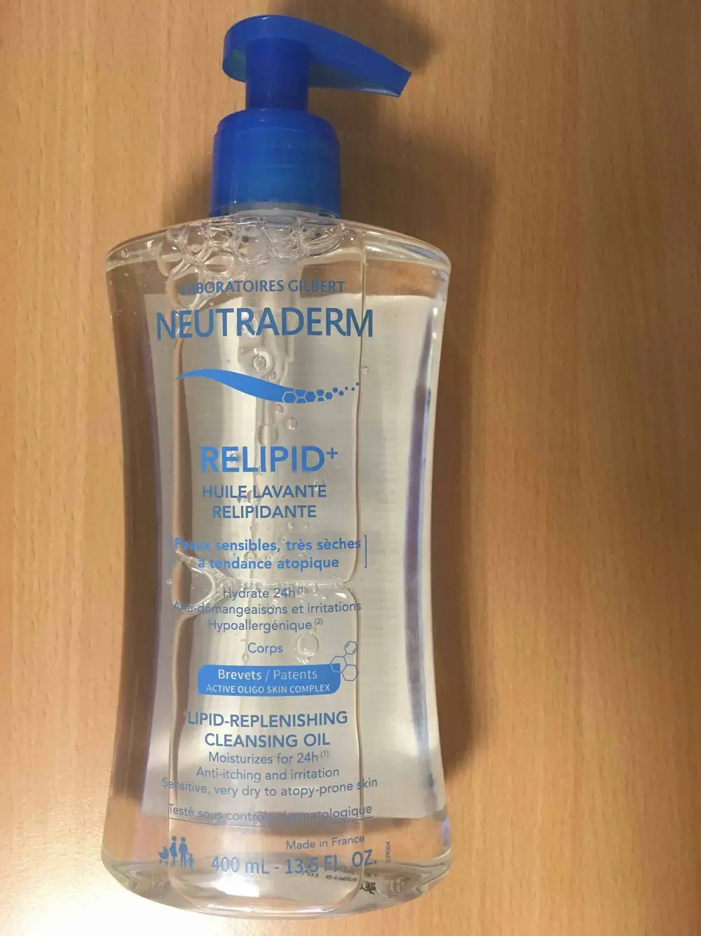 NEUTRADERM - Relipid + - Huile lavante relipidante corps