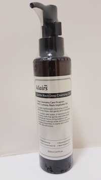 KLAIRS - Gentle balck deep cleansing oil