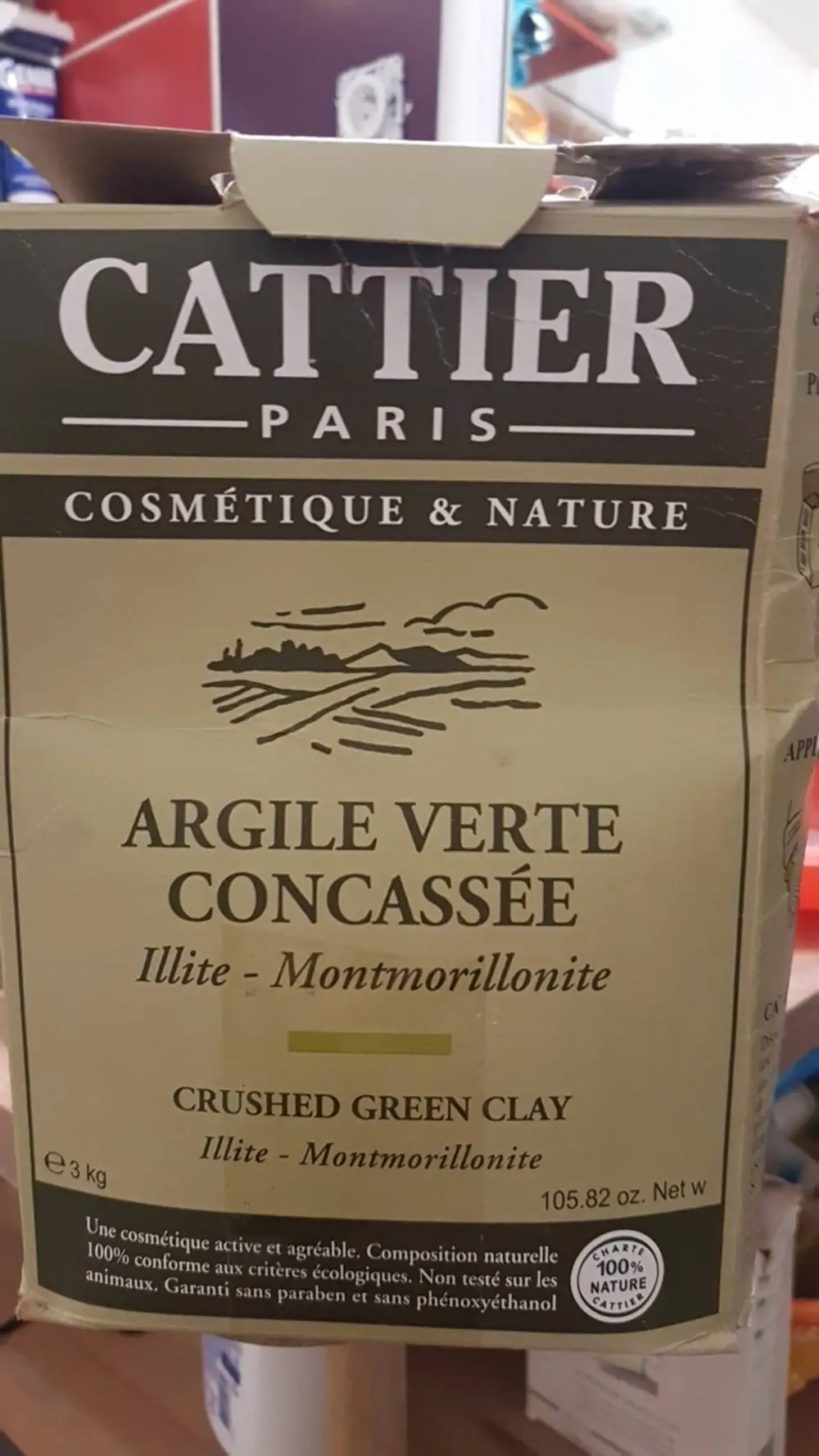 CATTIER - Argile verte concassée