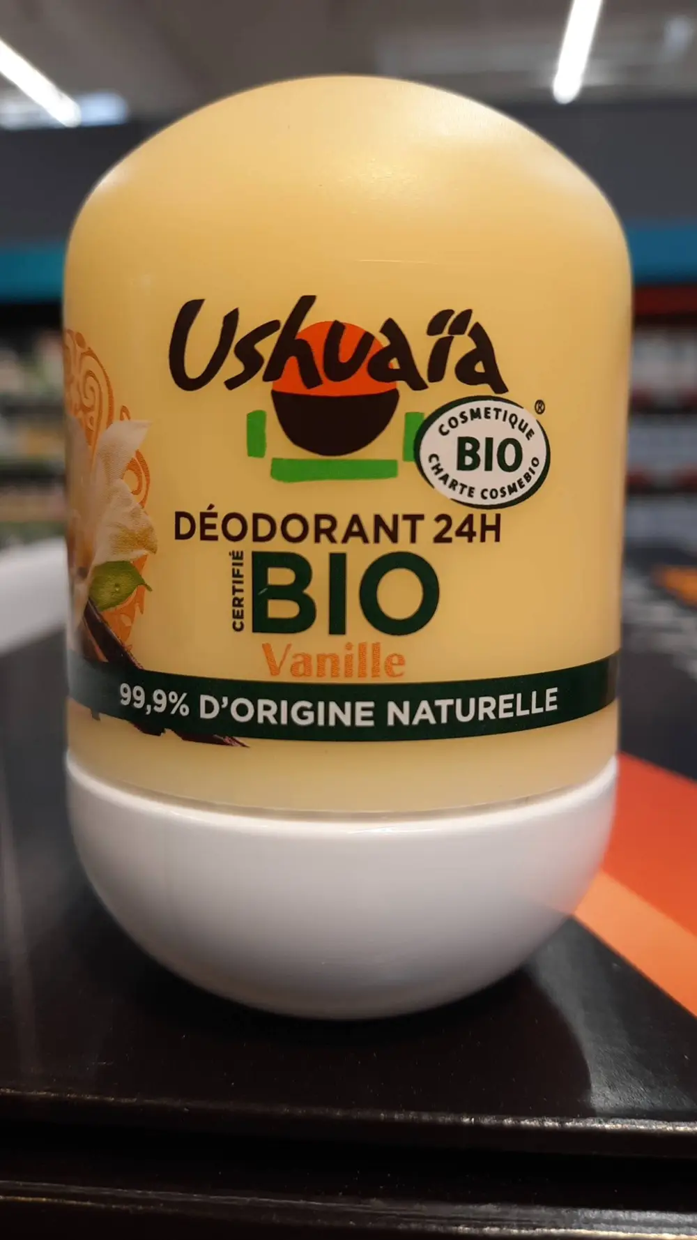 USHUAÏA - Vanille - Déodorant bio 24h