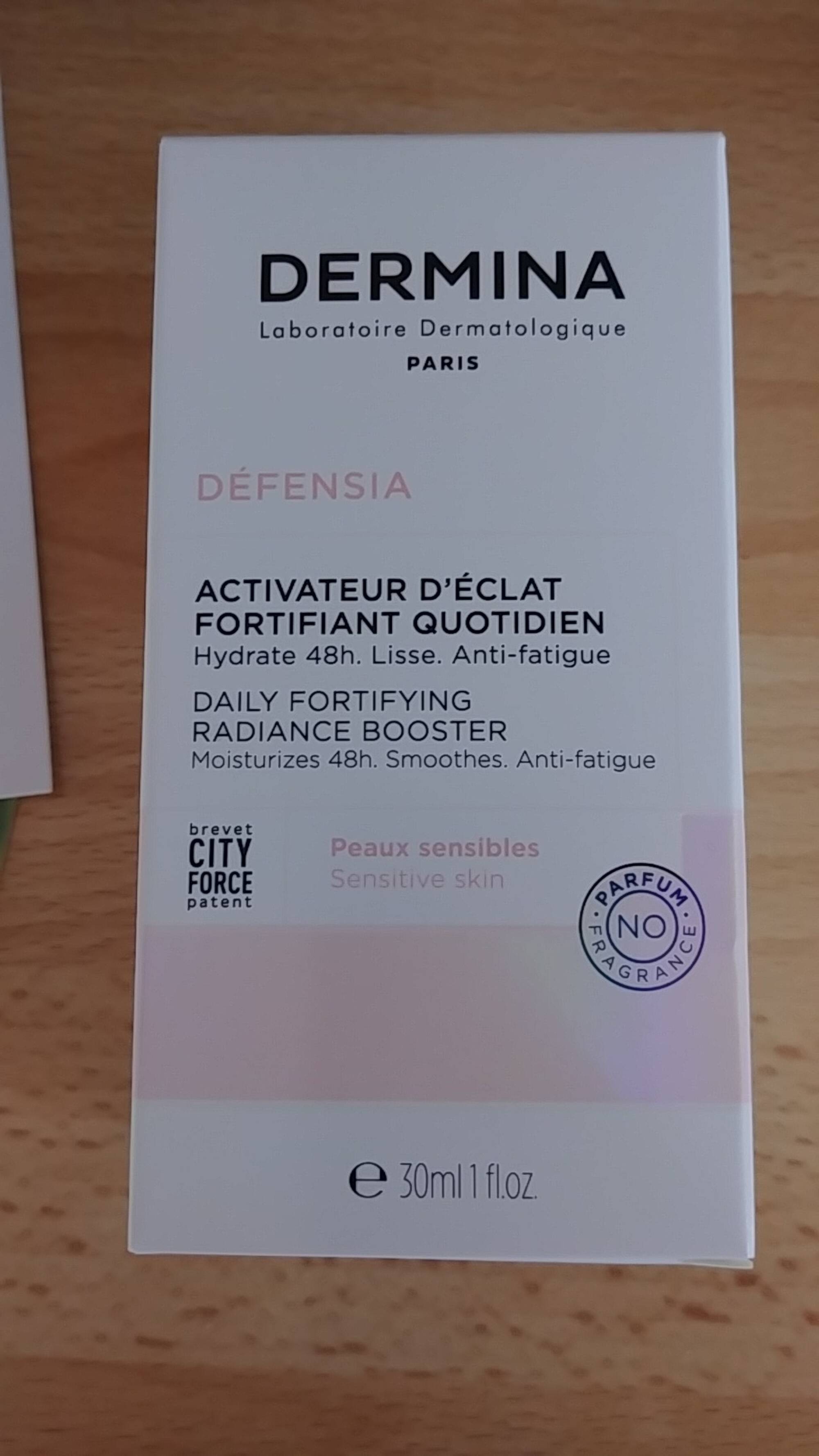 DERMINA - Défensia - Activateur d'éclat fortifiant quotidien