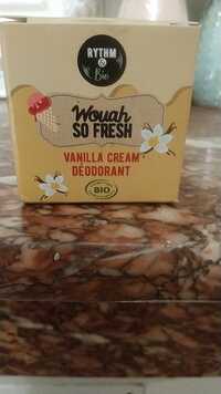 RYTHM & BIO - Wouah so fresh - Vanilla cream déodorant bio