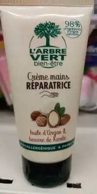 L'ARBRE VERT - Crème mains réparatrice - Huile d'Argan & Beurre de Karité