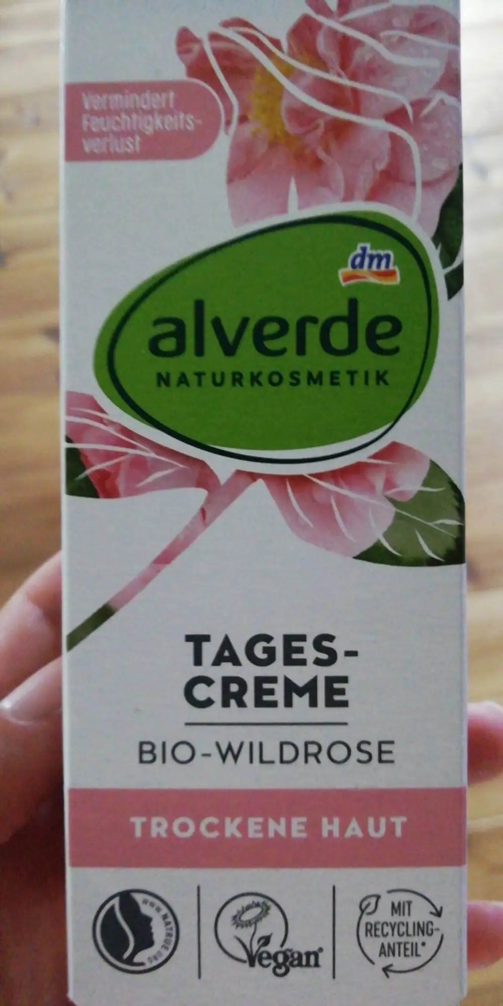 ALVERDE - Tagescreme bio-wildrose