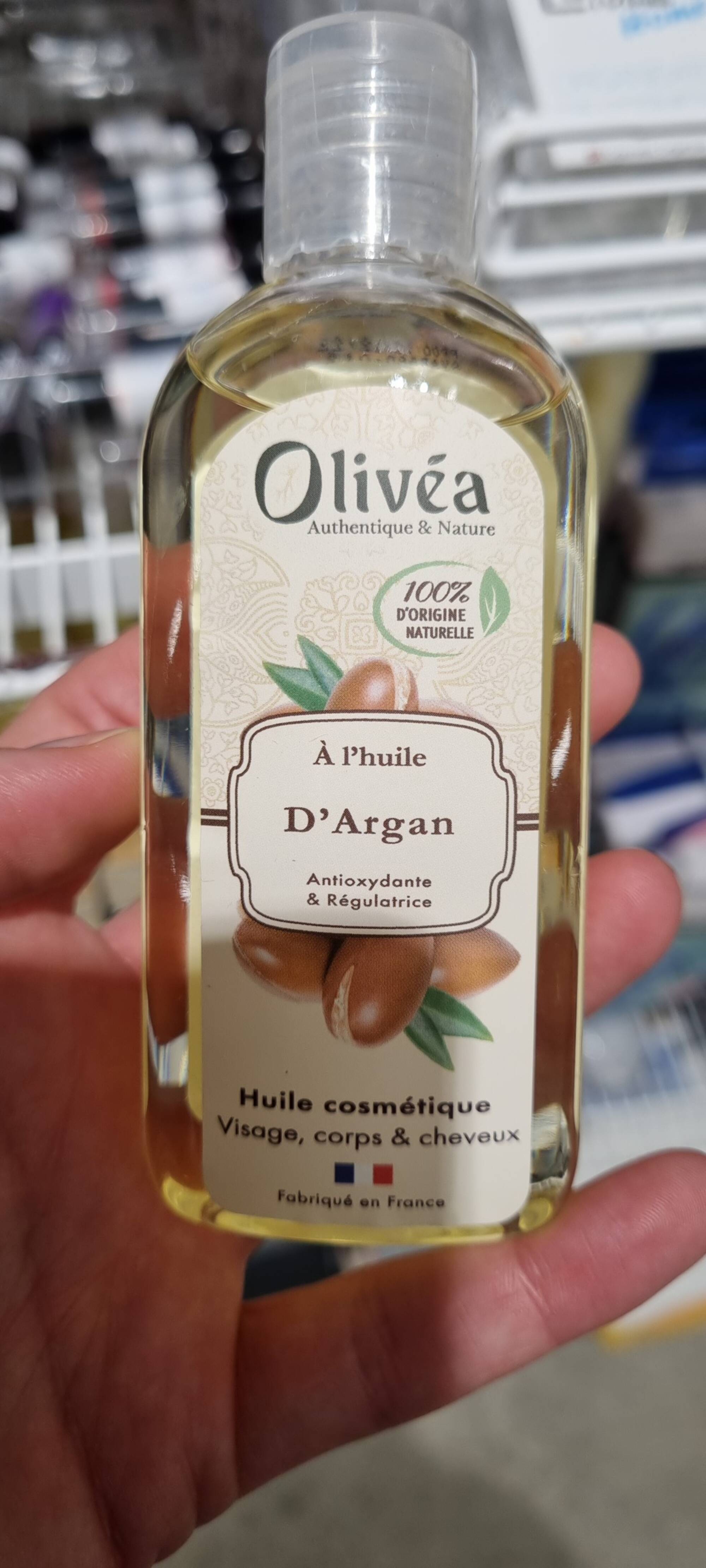 OLIVÉA - Huile cosmétique à l'huile d'argan