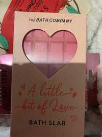 THE BATH COMPANY - A little kit of love - Bath slab