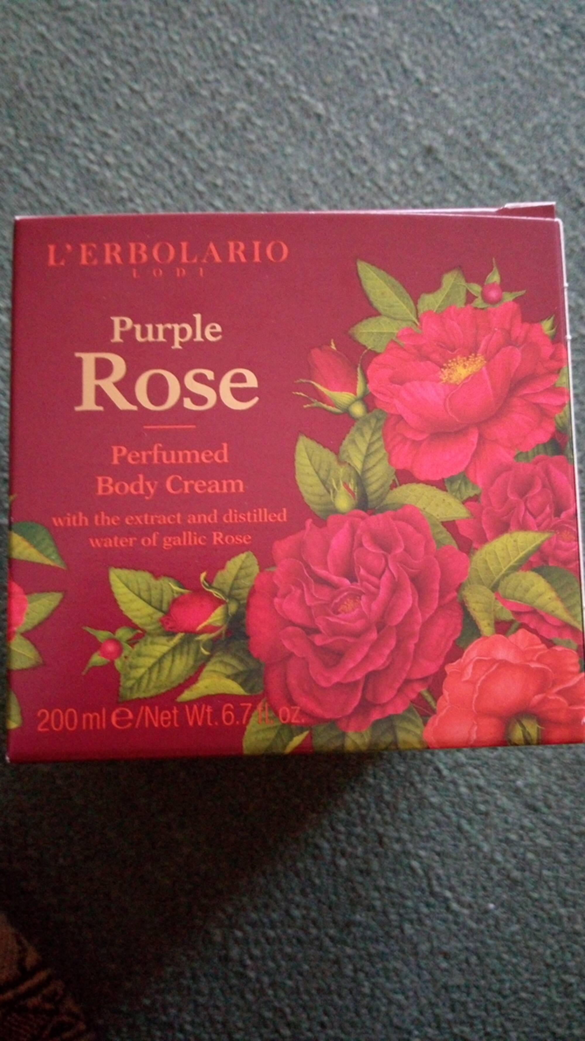 L'ERBOLARIO LODI - Purple rose - Perfumed body cream