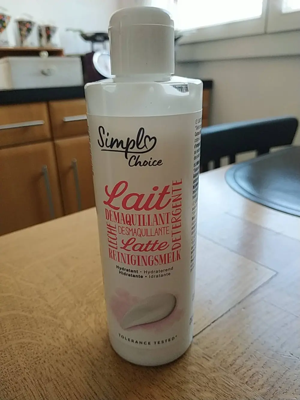 SIMPLY CHOICE - Lait démaquillant hydratant