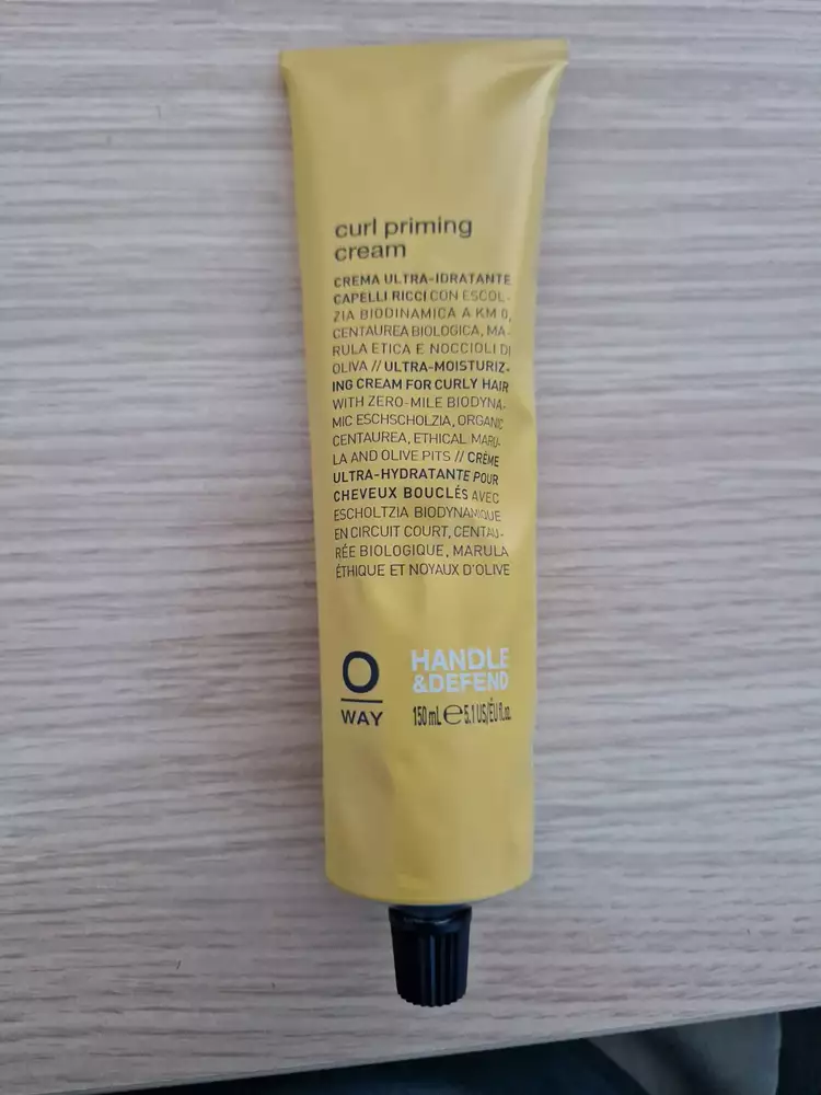 OWAY - Crème ultra-hydratante pour cheveux bouclés