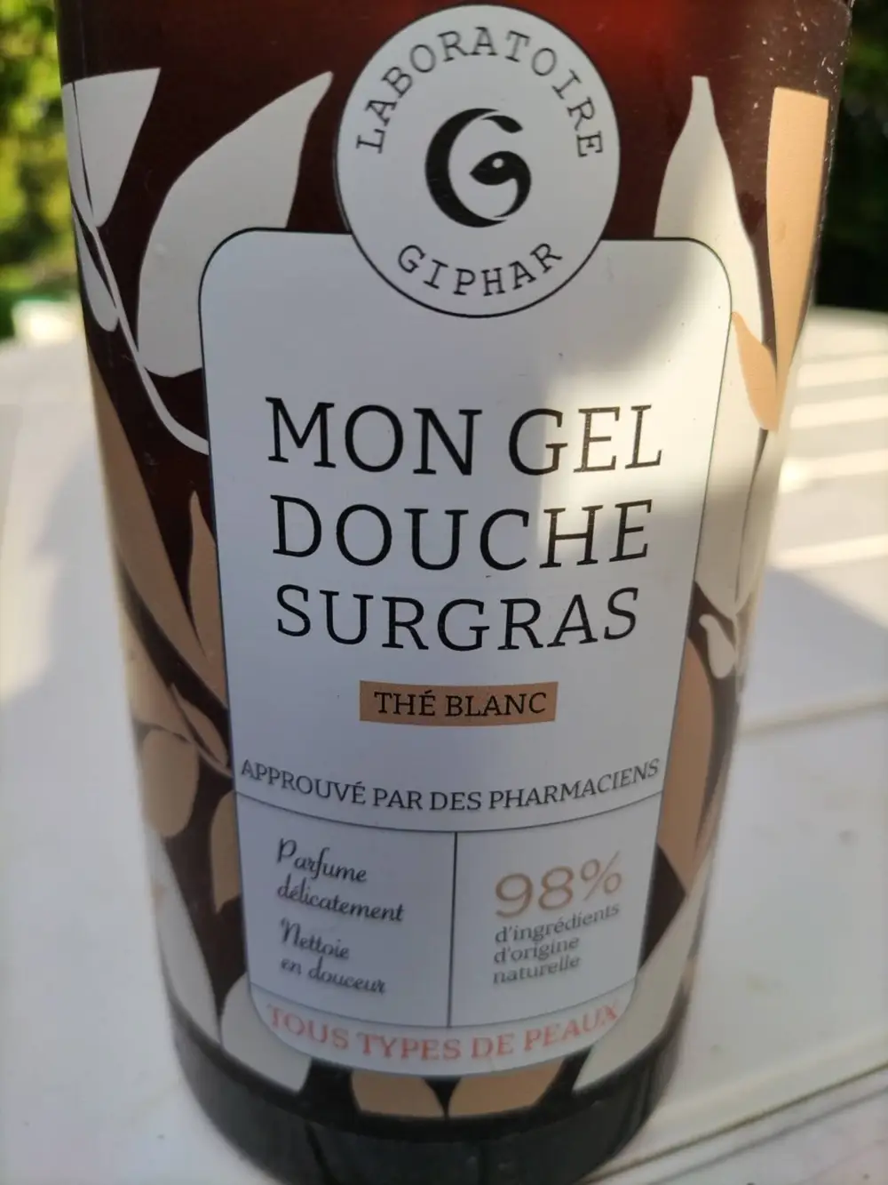 LABORATOIRE GIPHAR - Mon gel douche surgras thé blanc 